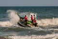 Indian fishermen on boat