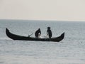 Indian Fishing Boat in Sea