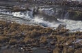 Indian Fishing Platform At Waterfalls