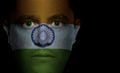 Indian Flag - Male Face