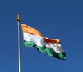 Indian Flag Tricolour Moving Royalty Free Stock Photo
