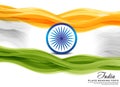 Indian flag wave background