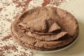 Indian flatbread made of finger millet flour. A gluten free alternative. Commonly known in Indian as ragi roti Royalty Free Stock Photo