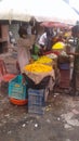 Indian flowers market, Solapur, Morning hours