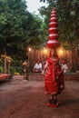 Indian folk dance pots balancing