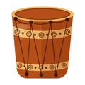 indian folk drum instrument icon
