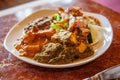 Indian Food Buffet Plate