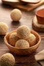 Indian Food Chaulai ke Ladoo - Sweet Balls eaten during Prayer Fasting Navratri