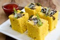 Indian Food Dhokla Royalty Free Stock Photo