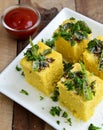 Indian Food Dhokla Royalty Free Stock Photo