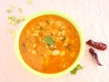 Indian food field bean curry