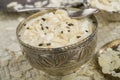 Indian food, Kheer, rice dessert.