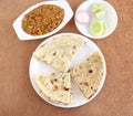 Indian food Naan, Roti and Kulcha