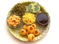 Indian Food-Pani Puri Royalty Free Stock Photo