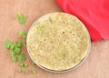 Indian food Paratha Royalty Free Stock Photo