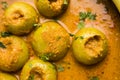 Indian food Tinda Masala served in a bowl, selective focus