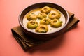 Indian food Tinda Masala served in a bowl, selective focus