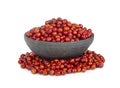 Indian Fruit Red Berry on White Background Royalty Free Stock Photo