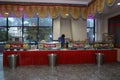 Indian function place with snacks stalls