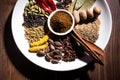 Indian Garam Masala powder / Indian spice mix Royalty Free Stock Photo