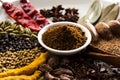 Indian Garam Masala powder / Indian spice mix Royalty Free Stock Photo