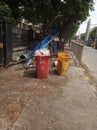 INDIAN GARBAGE STORAGE ONFOOTPATH.