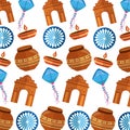 indian gateway and independence day pattern
