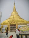 Indian Gautam budh temple Royalty Free Stock Photo