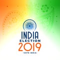 2019 indian general loksabha election concept design