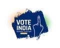 indian general voting background for political campaign