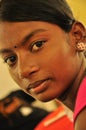 Indian girl with bindi