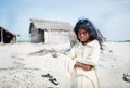 Indian girl in village Royalty Free Stock Photo