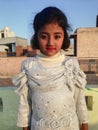 Indian girl with White cloths