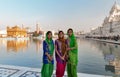 Indian girls in Golden Temple. Amritsar. India