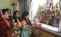 Indian Girls prayers to Lord Rama