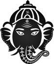 Indian god Ganesha, Ganesh idol Royalty Free Stock Photo