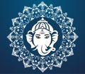 Indian god ganesha, Ganesh idol flat design