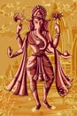 Indian God Ganpati in blessing posture Royalty Free Stock Photo