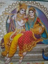 Indian God radha krishna