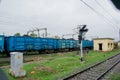 Indian Goods train Royalty Free Stock Photo