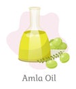 Amla Oil in Glass Vessel, Indian Gooseberries