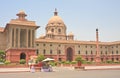 The Indian government buildings. New Delhi