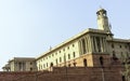 Indian Government buildings at the top of the Raj Path, New Delhi, India