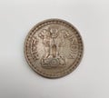 Indian government Emblem in 50 paise