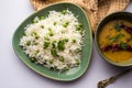 Indian green peas Rice or pulav or pilaf