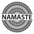 Indian greeting banner Namaste