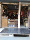 Indian grocery shop in village