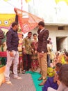 Indian Gujarati wedding cultural wear