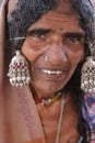 Indian Gypsy, Lambadi community of the banjara nomadic tribe Royalty Free Stock Photo