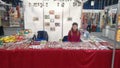 The Indian handicraft /Jewelry stand at the great India show at baku